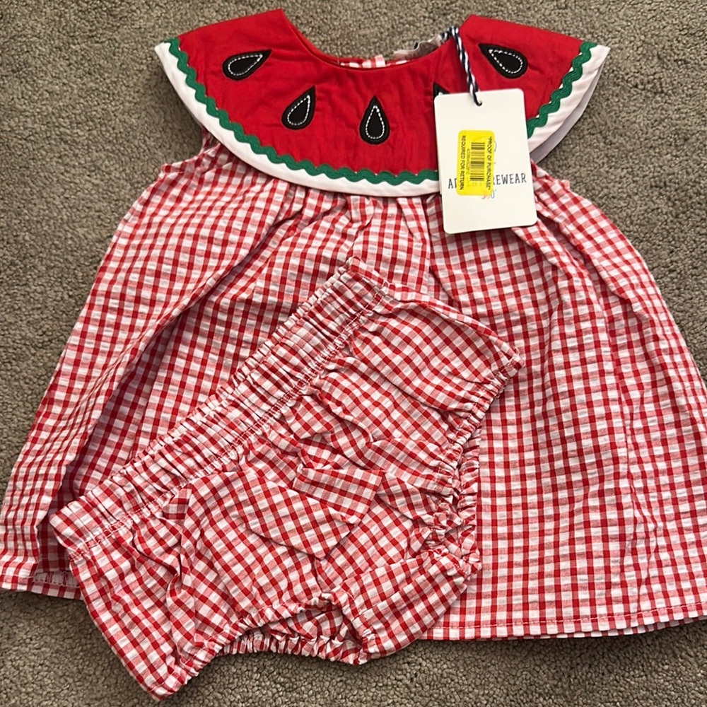 3M Watermelon Collar Dress